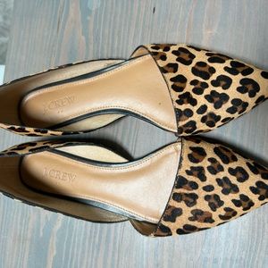 J Crew Factory d’Orsey Leopard Flats